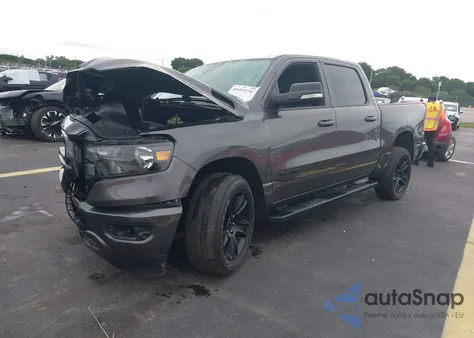 2021 Ram 1500 Big Horn 4X2 5'7 Box из США, поврежденный, VIN 1C6RREFT9MN750170